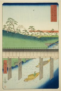 Ochanomizu dans la capitale orientale (Toto Ochanomizu), de la série "Trente-six vues du mont Fuji (Fuji sanjurokkei)"