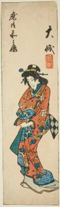 Oiso, section de la feuille n° 3 de la série "Images découpées du Tokaido (Tokaido harimaze zue)"