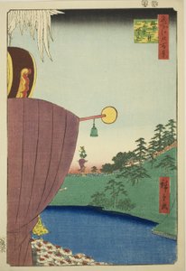 Procession du Festival Sanno à Kojimachi Itchome (Kojimachi Itchome Sanno Matsuri nerikomi), de la série "Cent Vues Célèbres d