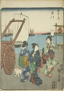 Shinagawa, de la série "Cinquante-trois Stations [du Tokaido]"