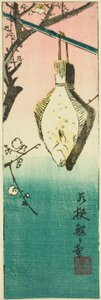 Wakasa, section de la feuille n° 10 de la série "Images découpées des provinces (Kunizukushi harimaze zue)" - Utagawa Hiroshige