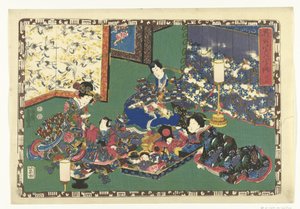 Chapitre 23 (Images fidèles du Prince Éclatant) - Utagawa Kunisada (I)