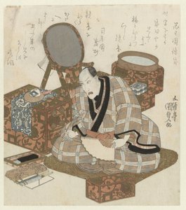 Ichikawa Danjūrō VII dans sa loge
