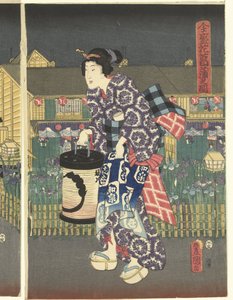 Iris en pleine floraison - Utagawa Kunisada (I)