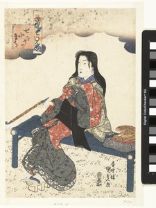 Komachi sur la tombe - Utagawa Kunisada (I)