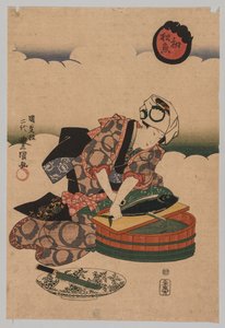 Préparer Bonita - Utagawa Kunisada