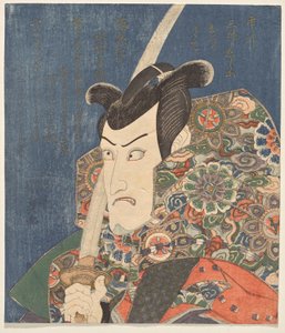 Ichikawa Danjūrō VII habillé pour un rôle