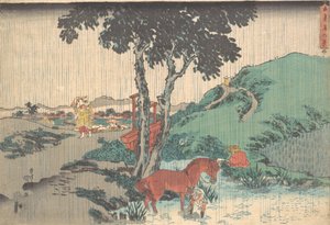 Pluie du cinquième mois Samidare, 19e siècle