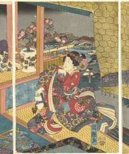 Fleurs - Utagawa Kuniteru