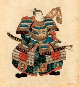 Seigneur de guerre japonais Minamoto no Yoritomo - Utagawa Kuniyoshi