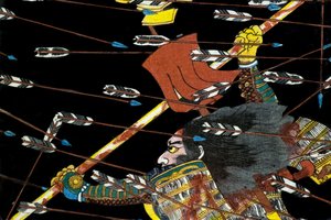 La bataille de Shijō Nawate, c.1857