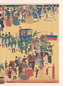 Défilé de personnes des Cinq Pays - Utagawa Sadahide