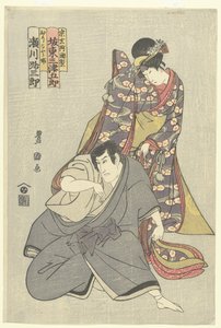 Acteurs Segawa Michisaburo I et Bando Mitsugoro III - Utagawa Toyokuni (I)
