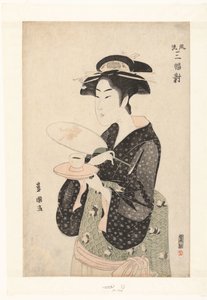 Portrait de la serveuse Okita - Utagawa Toyokuni (I)