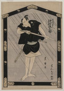 Sawamura Gennosuke en tant que Satsuma Gengobei, vers 1805