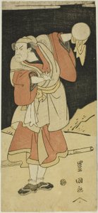 Acteur dans une scène de théâtre - Utagawa Toyokuni I