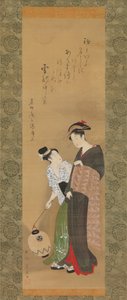 Femme et servante, ca. 1795