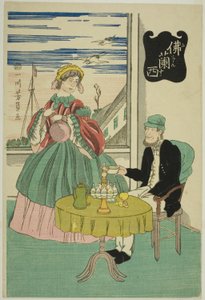 Français (Furansu) - Utagawa Yoshikazu
