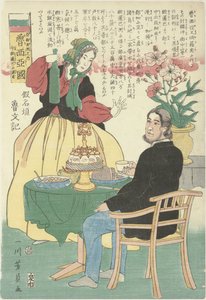 Couple russe à table