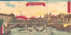Vue de Londres, la prospérité des pays : Londres, Angleterre, septembre 1872