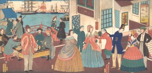 Peuple des Cinq Nations, 1861 - Utagawa Yoshitora