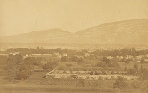 Geneve, vue generale, prise du Petit-Saconnex - V. Muzet