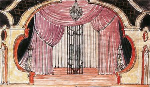 Décor de scène pour Cosi Fan Tutte de Wolfgang Amadeus Mozart - Vaclav Gottlieb