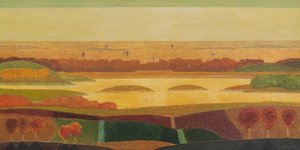 Oies volant au-dessus des dunes, 2023 - Vadym Vaskovsky