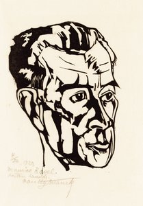 Portrait du compositeur Maurice Ravel 1875-1937, 1923 - Valentijn Edgar Van Uytvanck