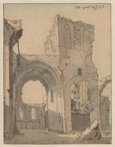 La Ruine de la Grote Kerk à Grave - Valentijn Klotz (attributed to)