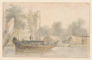 Vue du campement de Guillaume III à Bodegraven
