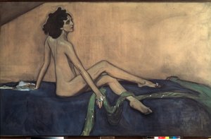 Portrait de la ballerine Ida Rubinstein - Valentin Aleksandrovich Serov