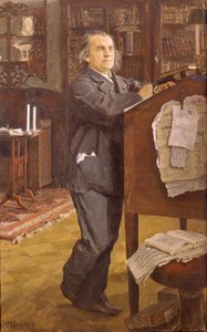 Portrait du compositeur Alexandre Serov 1820-1871, 1889 - Valentin Aleksandrovich Serov