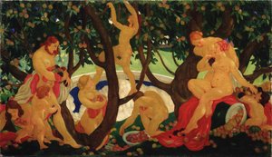 Récolte des pommes, 1917