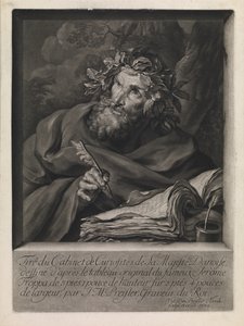 Un philosophe écrivant - Valentin Preisler