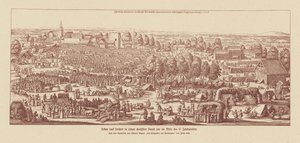 La vie dans une ville thermale allemande vers le milieu du XVIIe siècle (gravure) - Valentin Wagner