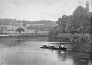 La Tamise à Runnymede, vers 1896