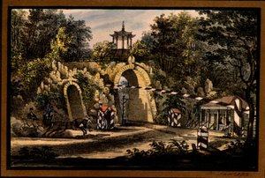 Le pavillon Grand Caprice dans le parc Catherine de Tsarskoïe Selo