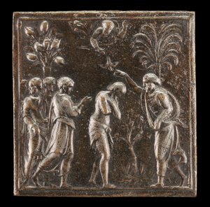 Le Baptême dans le Jourdain, 1537 ou après - Valerio Belli