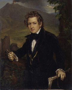 Portrait du peintre Karl Pavlovich Bryullov 1799-1852, 1836