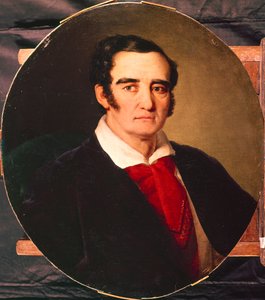 Portrait du peintre Giuseppe Angiolo Artari 1792-1863, années 1830 - Vasili Andreevich Tropinin
