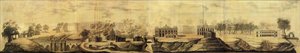 Vue panoramique du design de Tsaritsyno, 1776