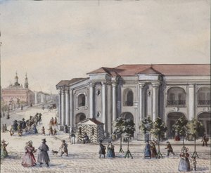 Le Grand Gostiny Dvor de Saint-Pétersbourg, 1830-1840s