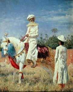 Un cavalier à Jaipur - Vasili Vasilievich Vereshchagin