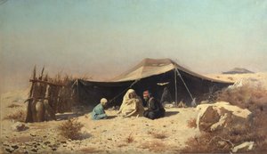 Arabes dans le désert. Étude du Coran