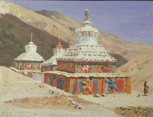 Chorten au Ladakh, 1875