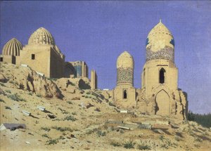 Nécropole Shah-i-Zinda Le Roi Vivant à Samarkand, 1869-1870 - Vasili Vasilievich Vereshchagin
