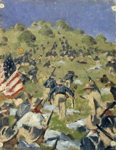 Theodore Roosevelt prenant les hauteurs de Saint-Juan - Vasili Vasilievich Vereshchagin