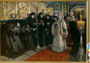 La grande duchesse visitant un couvent