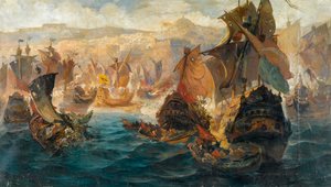 La conquête de Constantinople par les Croisés